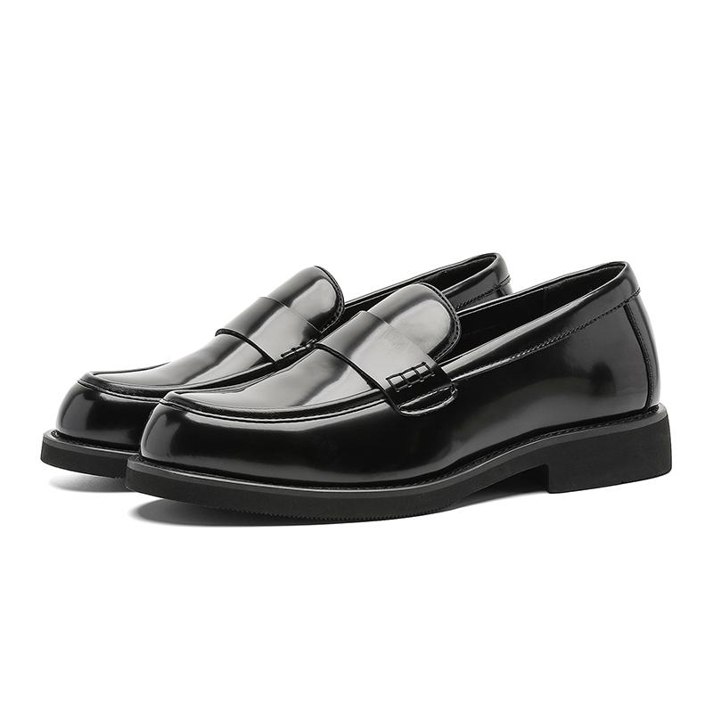 

Men s new loafers Minimalist gentleman luxury style Business or work office 38-46 Black plus size Adult daily suit shoes 46 чорний
