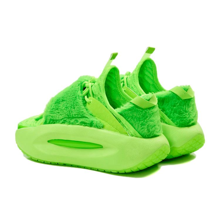 Li Ning Cloud Traveler Cushioning Slip Resistant Abrasion Resistant Lightweight Low top Casual Shoes Men's Neon Green AZGS135-1