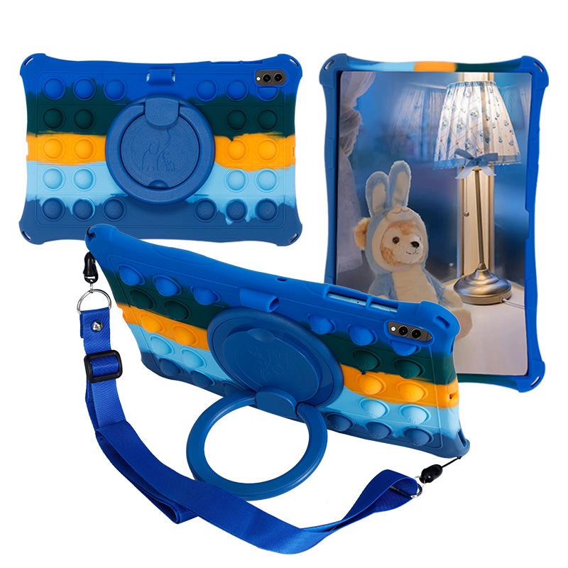 

Чехол для Huawei Honor Pad 8 HEY-W09 12 2022, мягкий, пузырчатый, силиконовый, детский чехол-подставка для Honor Pad 8 12 дюймов, чехол с плечевым ремнем For honor Pad 8