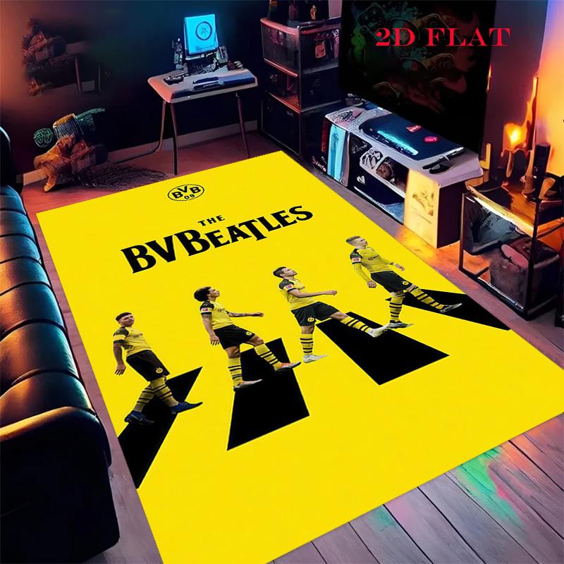 Borussia Dortmund Carpet Rug for Living Room Bedroom Home Sofa Decoration,Kids Play Nonslip Floor Mat