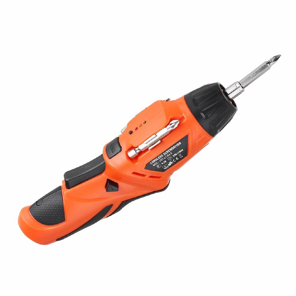 Portable Electric Screw Driver Tool With Screw Bits 45pcs 3.6V Electric Screwdriver Set Cordless Drill USB Charger New