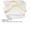 Transparent Picnic Basket, with Handle, Large Capacity Organizer, Durable Waterproof Food Container, for Camping Fruits Vegetables Snacks