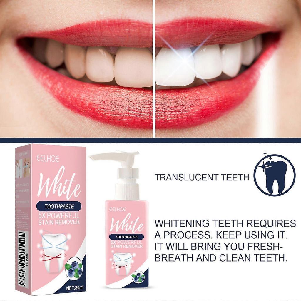Eelhoe Blueberry Toothpaste Gentle Clean Teeth Fresh Breath Clean Daily Care Blueberry Toothpaste