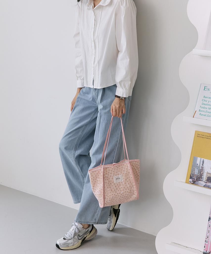 Atil Studio Floral Cozy Tote And Shoulder Bag _ [Pink]