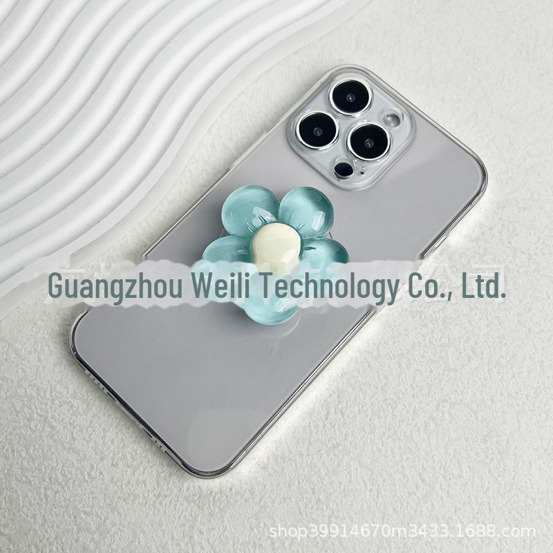 

Цукеркова квіткова підставка для телефону - регульований і портативний тримач синій