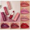 Labiales mate de terciopelo nude de 6 colores, resistentes al agua, de larga duración, hidratantes, no se decoloran, antiadherentes, brillo labial, maquillaje para mujer.