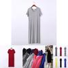 Elegant Women Summer Short Sleeves Dress Bandage Bodycon Evening Party Long Maxi Dress