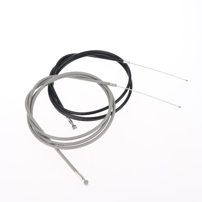 Bicycle Brake Cable Set with Metal Wire Core Easy Installation Front and Rear Tubes 1/2pcs for Enhanced Cycling Safety