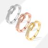 Minimalistischer offener Indexring für Damen Einzigartiger verstellbarer Statement-Ring Einfacher schicker Modeschmuck Geschenk