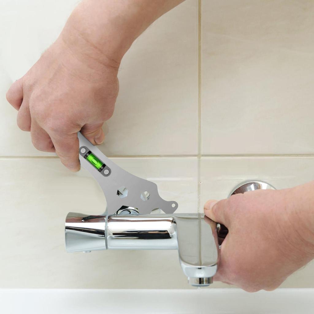 Multifunctional Wrench Universal Self-Levelling Curved Angle Wrench Bathroom Measuring Faucet Repair Tools