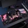 Anime Girls Cute Pink Mousepad Large Computer Gaming Accessories xcm Gamer Professional Premium Mouse Mat Kawaii Desk Mats