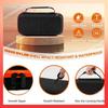 ABNR Wireless Microphone Case Shockproof EVA Hard Shell Mic Case Anti-Scratch Travel Case For  Wireless Two Microphone