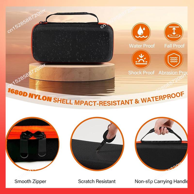 ABNR Wireless Microphone Case Shockproof EVA Hard Shell Mic Case Anti-Scratch Travel Case For  Wireless Two Microphone