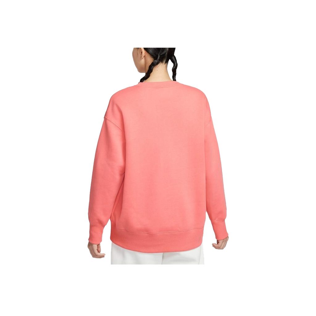 Nike Phnx Flc Os Long Sleeve Crew Sweatshirt Women Sweatshirts Pink FZ4271-814