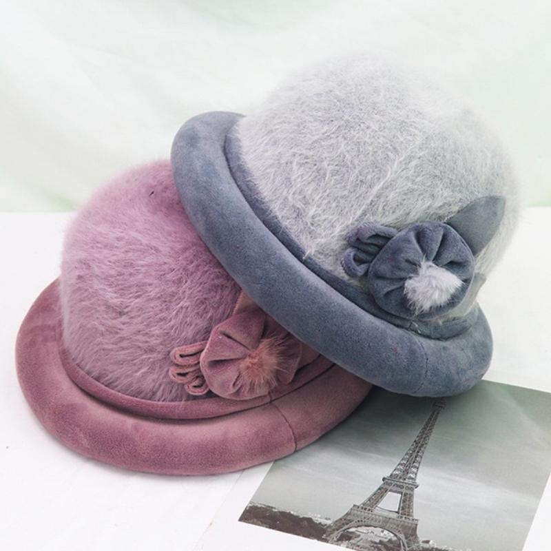 Adjustable Autumn and Winter Warmth Elderly Men's and Women's Knitted Hat Gift Cap