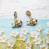 Colourful Fish Gold Plated Pendant Charms DIY Jewelry Summer Cute 100% 925 Silver Gift