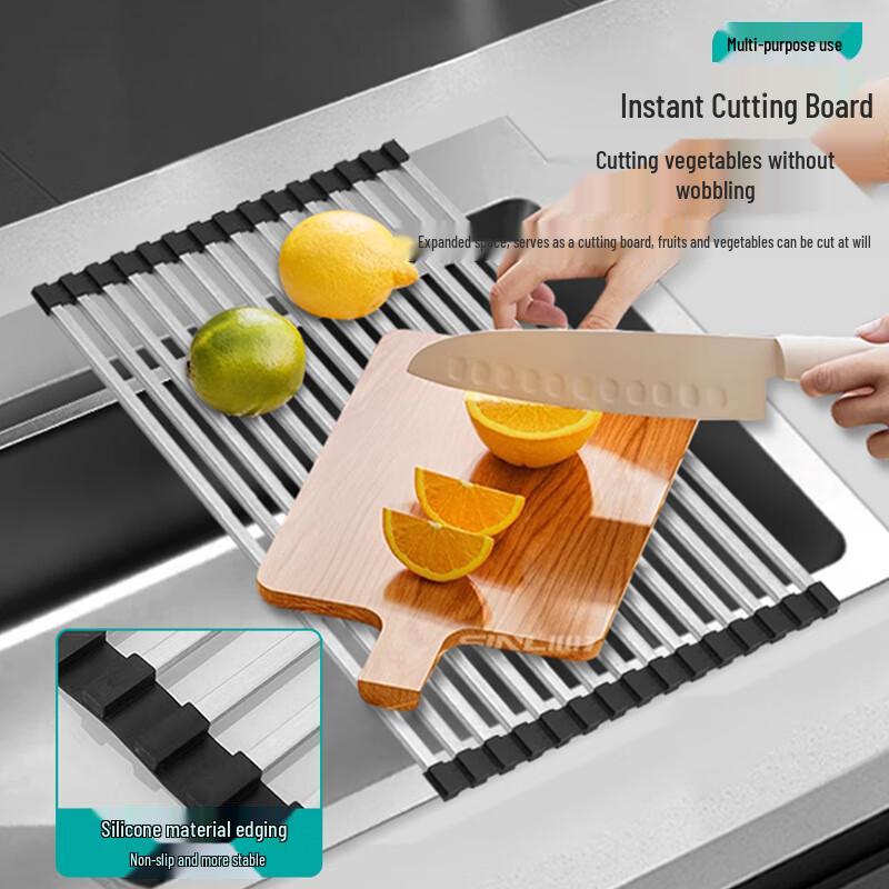 Roll-up Silicone Kitchen Drying Mat