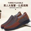 Polyurethan alte Peking Stoffschuhe große Herren Frühling und Herbst Herren Freizeitschuhe mittleren Alters und ältere rutschfeste leichte Papa Schuhe