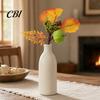 Pumpkin And Berry Centerpiece Autumn Flower Bouquet, Artificial Fall Floral Picks with Maple Leaves Pumpkins Orange Yellow Berries Pine Cones