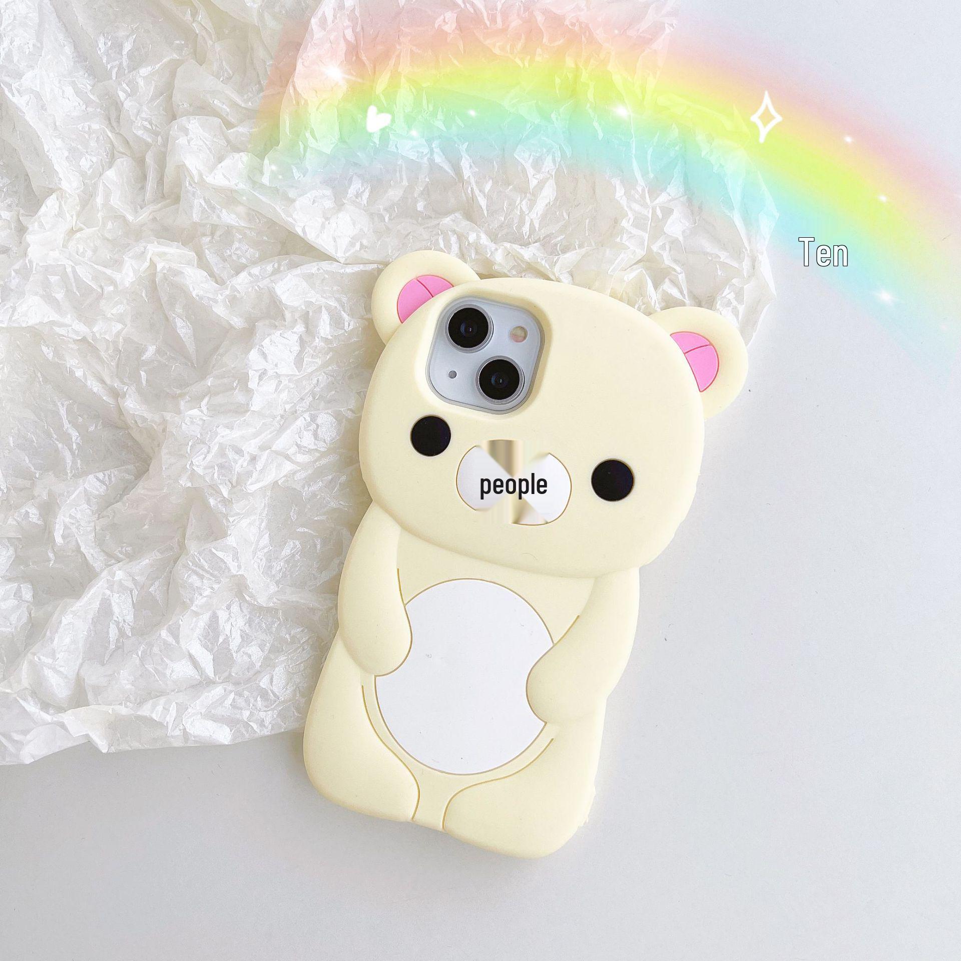 

Rilakkuma 3D Силіконовий Чохол з Повним Покриттям для iPhone 11/12/13/14/15/Pro/Max 13 Pro