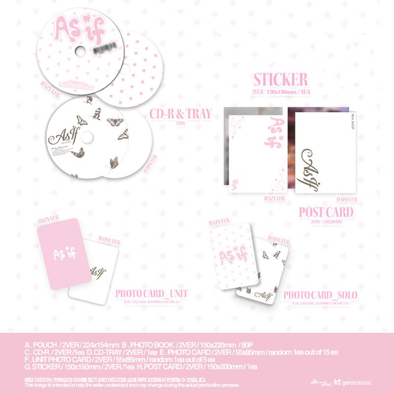 ifeye 3rd EP As If (Photobook Hazy Ver. / Daisy Ver.)