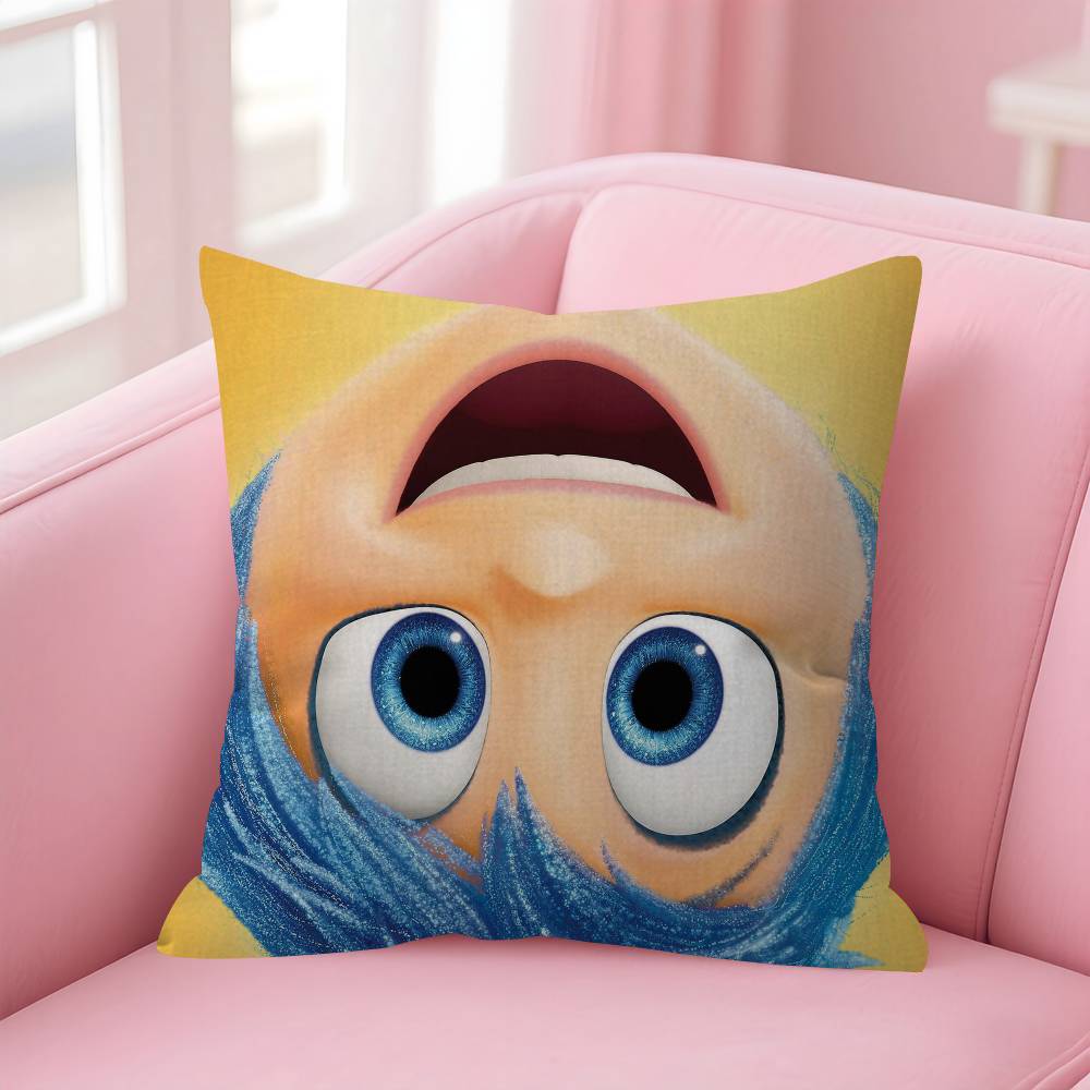 Movie Cartoon I-Inside Fun Out Cushion Cover Inches Farmhouse Decor Home Throw Pillow Covers For Couch Decorations
