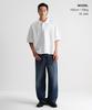 MUSINSA STANDARD Oversized Crop Pique Polo Shirt [White]