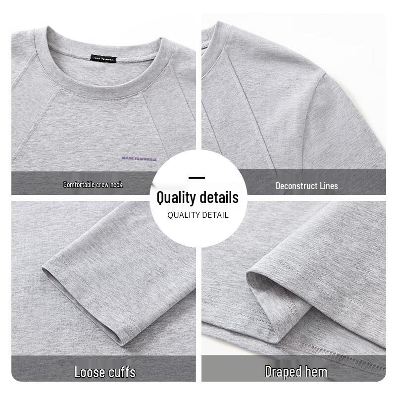 Mark Fairwhale Men's Deconstructed Cotton Long Sleeve T-shirt