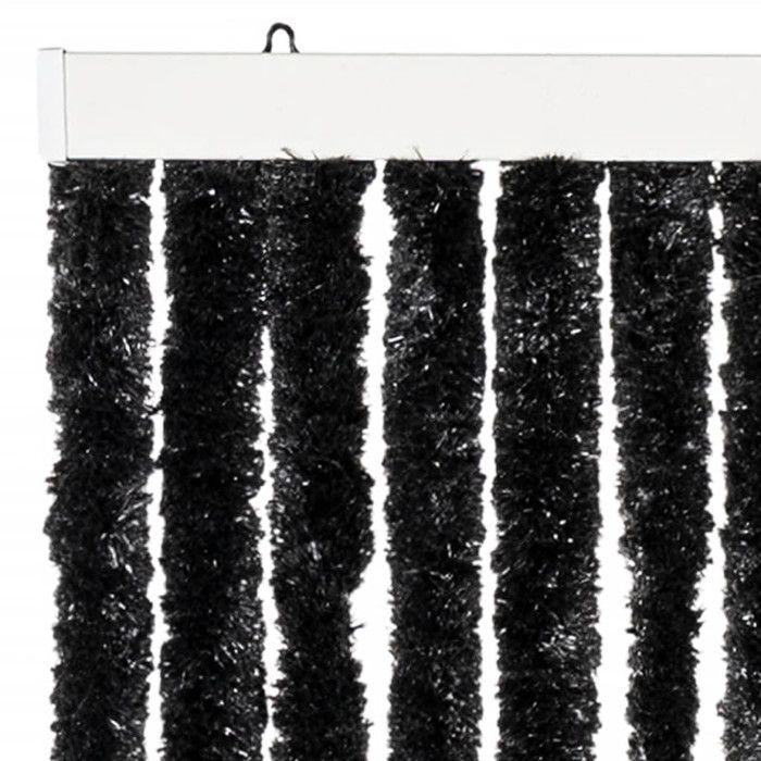 Moustiquaire - VIDAXL - 56x200 cm - Anthracite - Chenille - Amovible