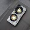 Funda Magnética para Teléfono con Cinta de Cassette de Radio y Cristal para Samsung Galaxy S23 S24 S21 S22 S20 Ultra Fe Plus A34 A16 A54 A24 A52 A53 M54