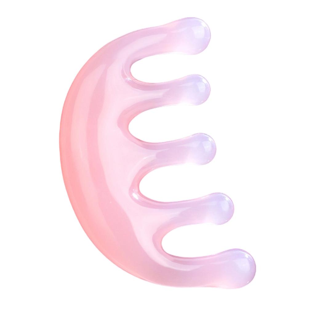 Resin Five-finger Ball Head Thickening Comb For Scalp Massage, Small Comb For Home Use, Portable,  Comb For Head Massage