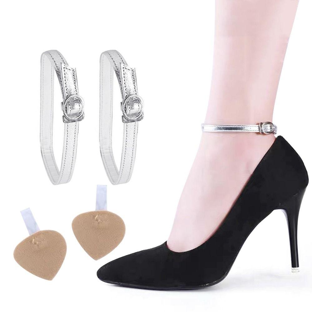 Fashion Anti-skid Ankle Shoe Belt Metal Tip Bundle Laces High Heels Shoes Tie Straps Band Shoelaces Women