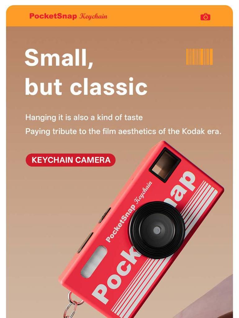 Retro Student Digital Mini Camera: Compact HD Photo/Video Pocket Camera
