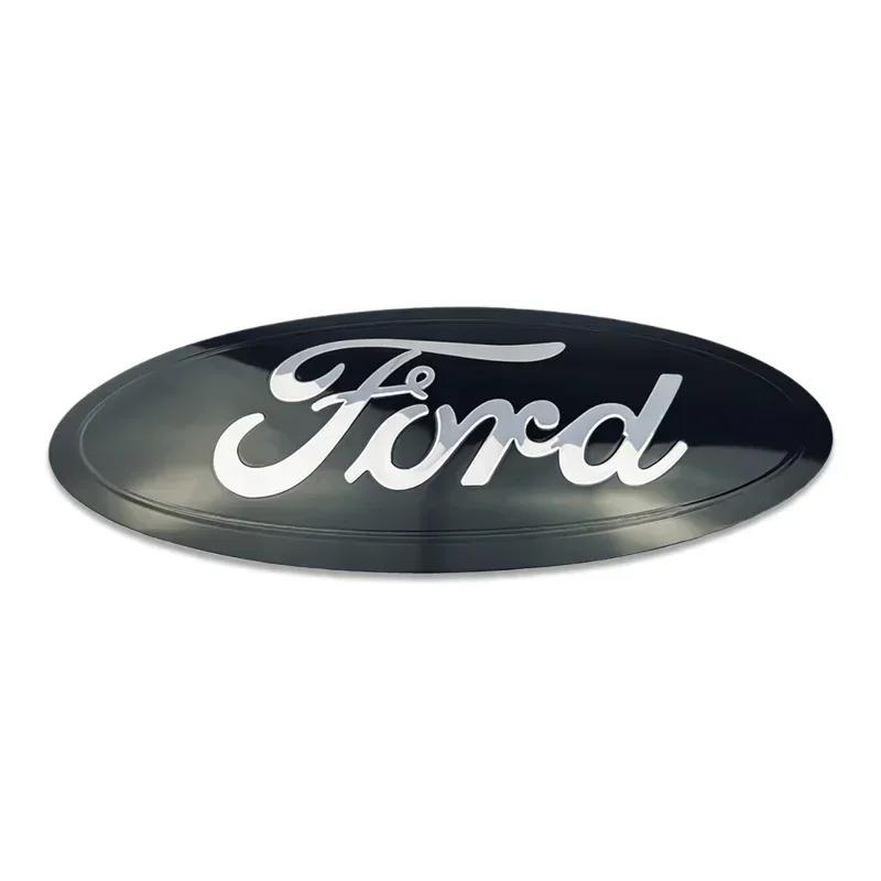 Autoaufkleber 2026 Ford 23,5 cm Legierung Auto Fronthauben-Emblem Für Ford Explorer Edge Everest Ranger/T8 F150 Nach 2019 Transit Tourne
