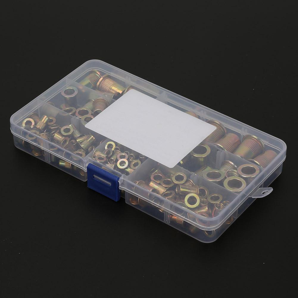 160 Stück Kohlenstoffstahl Flach Weiblich Blindnietmutter Befestigungszubehör