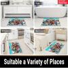 Anime Martial Arts Tournament Doormat,2D Print Absorbent Floor Mat,Entrance Rug for Bathroom Living Room Kitchen Home Decor Gift