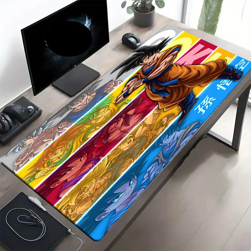 DRAGON BALL Print Mouse Pad, Anti‑Slip Desktop Keyboard Mat, for PC Laptop Gaming Working Daily Use, Cool Festival Surprise Gift