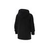 Nike Sweatshirt Casual Fleece Lined Zippers Open Collar Hooded Black Kids' Unisex BV3699-010