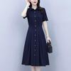 Aige Matte Triacetate Polo A-Line Dress