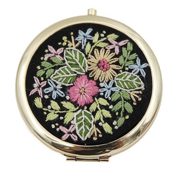 Makeup Mirror Embroidery DIY Embroidery Material Package, Non Finished Product