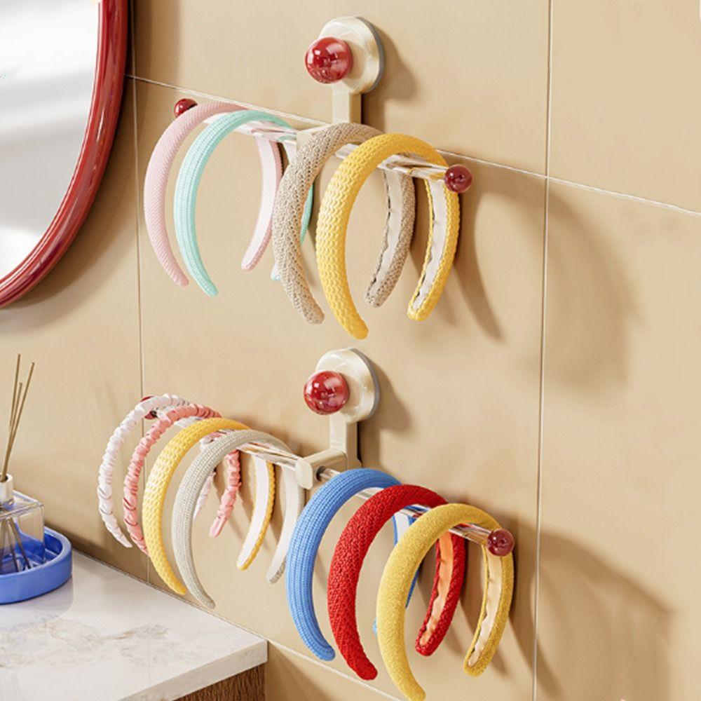 Suction Cup Towel Storage Hook Wall Mounted Hairband Storage Hook Hair Tie Storage Rack  Toilet