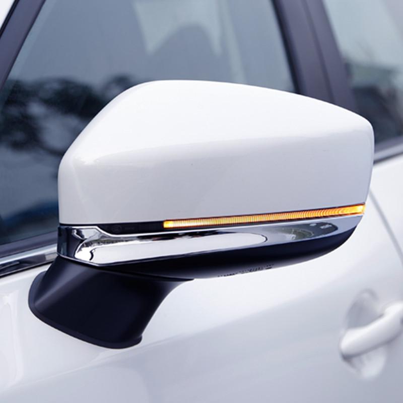 Accessories High Quality ABS Chrome Car Door Side Rearview Mirror Cover Trim 2pcs/set for Mazda CX5 CX-5 2017 2018