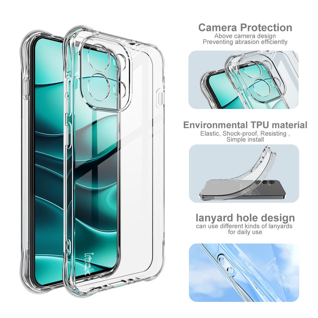 For OnePlus 13T 5G Phone Case IMAK Shock-resistant Soft Case