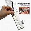 Jeweler Workpiece Holding Clamp Fixture for Engraving and Stamping, Manual Wing Nut Grooved Bar Tool for Jewelry Work