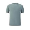 FILA Fitness Simple Sports Training Comfortable Versatile Breathable Knitted Short Sleeve T-Shirt Men Tops Ice-Blue A11M621109FBU