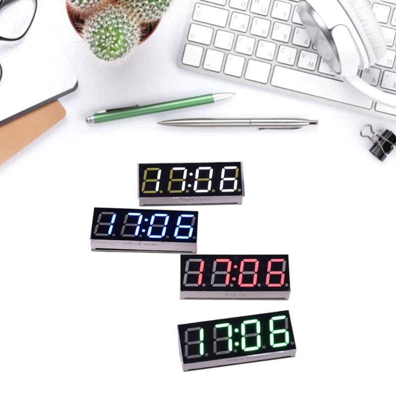 WiFi-Zeitgeber-Uhr-Modul 0,56'' LED-Anzeige Automatische Zeitmessung Digitalröhren-Elektronikuhren-Bausatz USB 5V Röhrenuhr