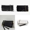 Solid Color Crossbody Bag With Chain And Foldable Design For Women