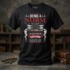Being a Nurse Cute Nursing Cotton Gift Tee Graphic Unisex T-shirt