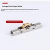 4Pcs Stainless Steel Copper Roller 8Mm Sliding Glass Door And Window Pulley Window Decoration Hardware Accessories