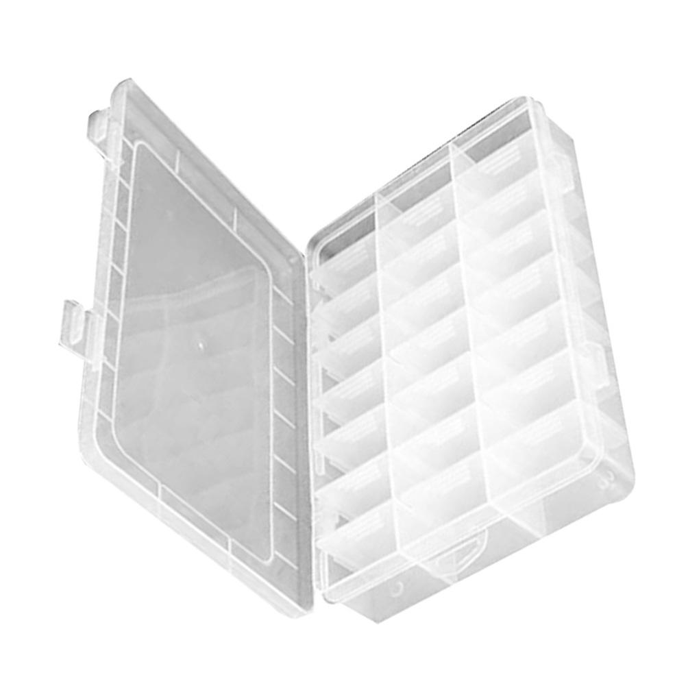 Storage Box Plastic Jewelry Accessory Containers DIY Component Holders Small Items Boxes Multi-grid Compartment Organizer Case